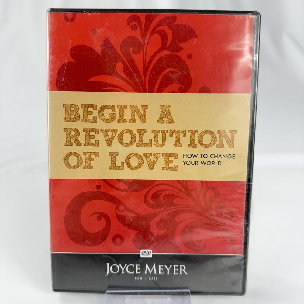 Begin A Revolution Of Love Joyce Meyer DVD Christian Faith Red Cover